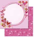 Ursus PREM.GLITTER SCRAPB.PAPER 12"x12",5BL.MOT.257