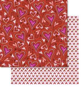 Ursus PREM.GLITTER SCRAPB.PAPER 12"x12",5BL.MOT.259