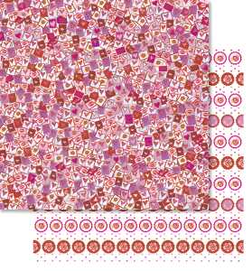 Ursus PREM.GLITTER SCRAPB.PAPER 12"x12",5BL.MOT.260