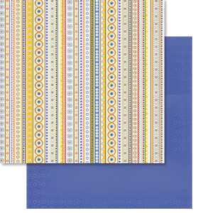 Ursus PREM.GLITTER SCRAPB.PAPER 12"x12",5BL.MOT.273