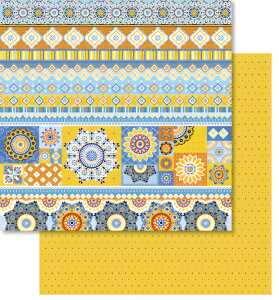 Ursus PREM.GLITTER SCRAPB.PAPER 12"x12",5BL.MOT.274