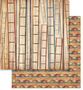 Ursus PREM.GLITTER SCRAPB.PAPER 12"x12",5BL.MOT.283