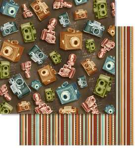 Ursus PREM.GLITTER SCRAPB.PAPER 12"x12",5BL.MOT.286