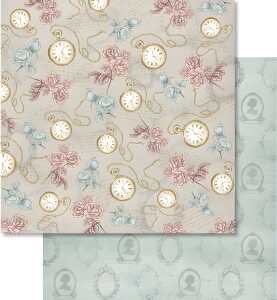 Ursus PREM.GLITTER SCRAPB.PAPER 12"x12",5BL.MOT.289