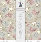 Ursus PREM.GLITTER SCRAPB.PAPER 12"x12",5BL.MOT.289