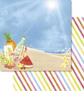 Ursus PREM.GLITTER SCRAPB.PAPER 12"x12",5BL.MOT.299