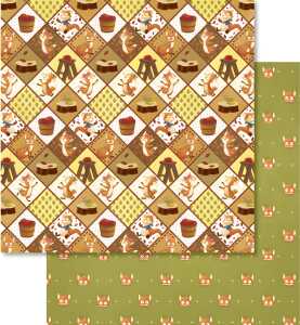 Ursus PREM.GLITTER SCRAPB.PAPER 12"x12",5BL.MOT.306