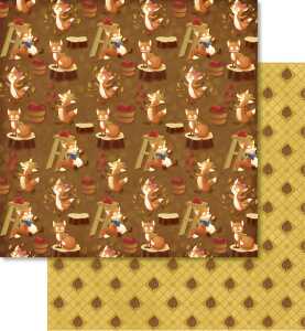 Ursus PREM.GLITTER SCRAPB.PAPER 12"x12",5BL.MOT.309