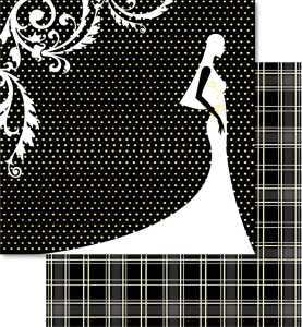 Ursus PREM.GLITTER SCRAPB.PAPER 12"x12",5BL.MOT.31