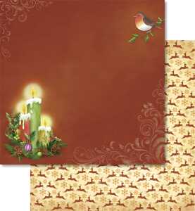 Ursus PREM.GLITTER SCRAPB.PAPER 12"x12",5BL.MOT.311