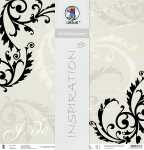 Ursus PREM.GLITTER SCRAPB.PAPER 12"x12",5BL.MOT.34