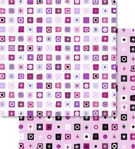 Ursus PREM.GLITTER SCRAPB.PAPER 12"x12",5BL.MOT.56