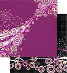 Ursus PREM.GLITTER SCRAPB.PAPER 12"x12",5BL.MOT.57