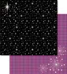 Ursus PREM.GLITTER SCRAPB.PAPER 12"x12",5BL.MOT.58