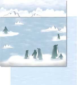 Ursus PREM.GLITTER SCRAPB.PAPER 12"x12",5BL.MOT.62