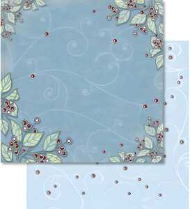 Ursus PREM.GLITTER SCRAPB.PAPER 12"x12",5BL.MOT.64