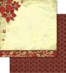 Ursus PREM.GLITTER SCRAPB.PAPER 12"x12",5BL.MOT.68