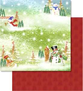 Ursus PREM.GLITTER SCRAPB.PAPER 12"x12",5BL.MOT.69