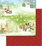 Ursus PREM.GLITTER SCRAPB.PAPER 12"x12",5BL.MOT.69