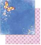 Ursus PREM.GLITTER SCRAPB.PAPER 12"x12",5BL.MOT.76