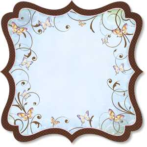 Ursus PREM.GLITTER SCRAPB.PAPER 12"x12",5BL.MOT.79