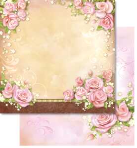 Ursus PREM.GLITTER SCRAPB.PAPER 12"x12",5BL.MOT.80