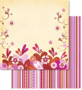 Ursus PREM.GLITTER SCRAPB.PAPER 12"x12",5BL.MOT.98