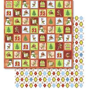 Ursus PREM.GLITTER SCRAPB.PAPER 12"x12",25BL.MO.152