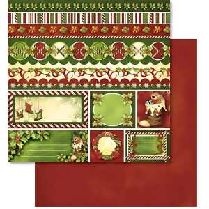 Ursus PREM.GLITTER SCRAPB.PAPER 12"x12",25BL.MO.218