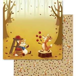 Ursus PREM.GLITTER SCRAPB.PAPER 12"x12",25BL.MO.305