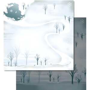 Ursus PREM.GLITTER SCRAPB.PAPER 12"x12",25BL.MOT.65