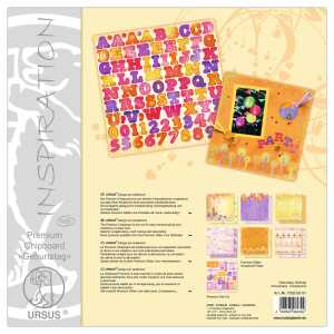 Ursus PREMIUM CHIPBOARD BIRTHDAY