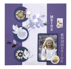 Ursus SCRAPB.PAP.CHRISTL.SYMB.12"x12",20BL.10M.+10F