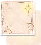 Ursus SCRAPB.PAPER CHRISTL.SYMB.12"x12",5BL.MOT.05