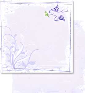 Ursus SCRAPB.PAPER CHRISTL.SYMB.12"x12",5BL.MOT.07