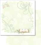 Ursus SCRAPB.PAPER CHRISTL.SYMB.12"x12",5BL.MOT.09