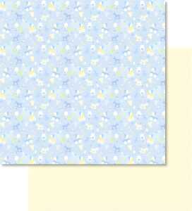 Ursus SCRAPB.PAPER BABY BLAU 12"x12",5BL.MOTIV 02