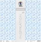 Ursus SCRAPB.PAPER BABY BLAU 12"x12",5BL.MOTIV 04