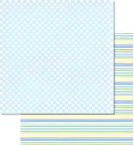 Ursus SCRAPB.PAPER BABY BLAU 12"x12",5BL.MOTIV 05