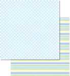 Ursus SCRAPB.PAPER BABY BLAU 12"x12",5BL.MOTIV 05