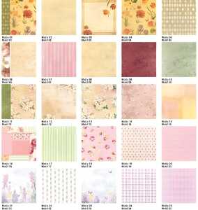 Ursus SCRAPB.PAPER MEMORIES 12"x12",25BL.MOTIV 02