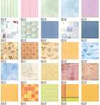 Ursus SCRAPB.PAPER MEMORIES 12"x12",25BL.MOTIV 32