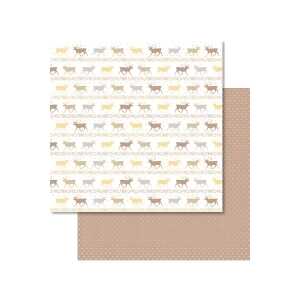 Ursus SCRAPB.PAPER CL.CHRISTM.CR/BR.12"x12",25BL.M2