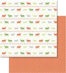 Ursus SCRAPB.PAPER CL.CHRISTM.RO/GR.12"x12",5BL.M.2