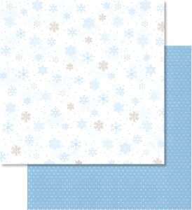 Ursus SCRAPB.PAPER CL.CHRISTM.BL/BR.12"x12",5BL.M.3