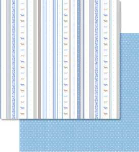 Ursus SCRAPB.PAPER CL.CHRISTM.BL/BR.12"x12",5BL.M.4