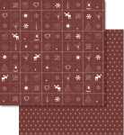 Ursus SCRAPB.PAPER COUNT.CHRISTM.12"x12",5BL.ROT