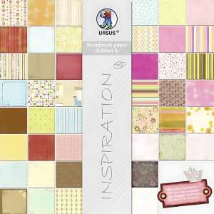 Ursus SCRAPB.PAPER "EDITION 3" 12"x12",44BL.44M.S.