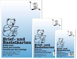 Ursus BRIEFKARTEN DIN A6,EINFACH,25ST.WEISS