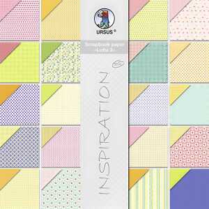 Ursus SCRAPB.PAPER "LOTTA 2" 12"x12",20BL.20M.S.